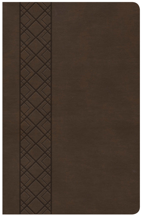 CSB UltraThin Reference Bible (Value Edition)-Brown LeatherTouch