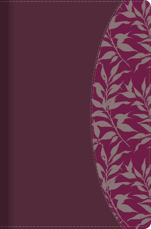 Span-RVR 1960 Study Bible For Women (Biblia De Estudio Para Mujeres)-Red Wine/Fuchsia LeatherTouch Indexed