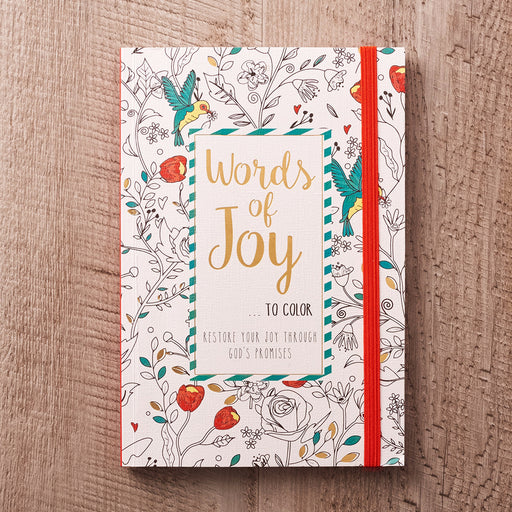Words Of Joy Adult Coloring Book (5 5/8" x 8 1/4")