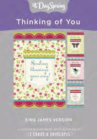 Card-Boxed-Thinking Of You-Pockets (Box Of 12) (Pkg-12)