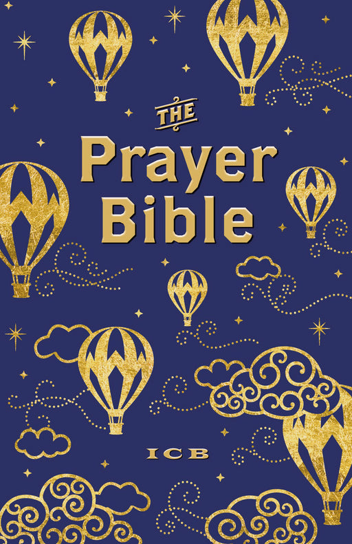 ICB Prayer Bible For Children-Navy/Gold Hardcover