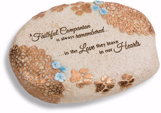 Garden Stone-Pet-Faithful Companion Memorial (6")