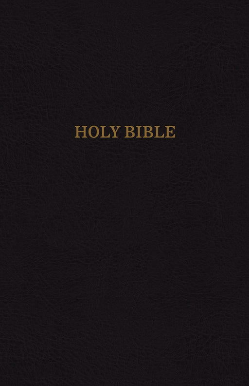 KJV Giant Print Reference Bible (Comfort Print)-Black Bonded Leather Indexed