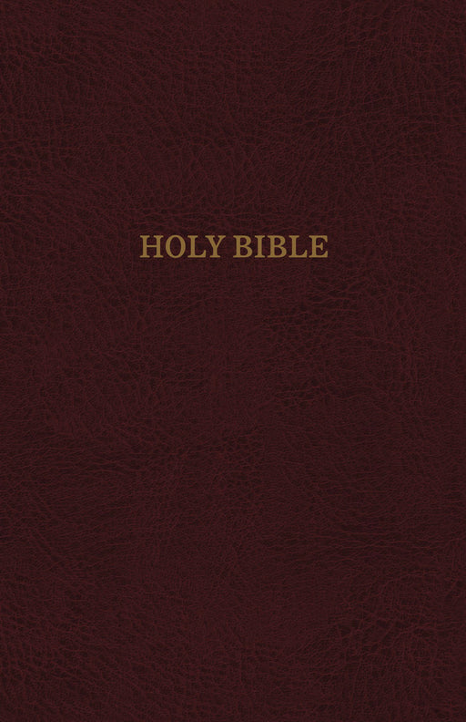 KJV Giant Print Reference Bible (Comfort Print)-Burgundy Bonded Leather Indexed