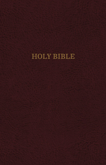 KJV Giant Print Reference Bible (Comfort Print)-Burgundy Bonded Leather Indexed