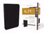 KJV Personal Size Giant Print Reference Bible (Comfort Print)-Black Genuine Leather