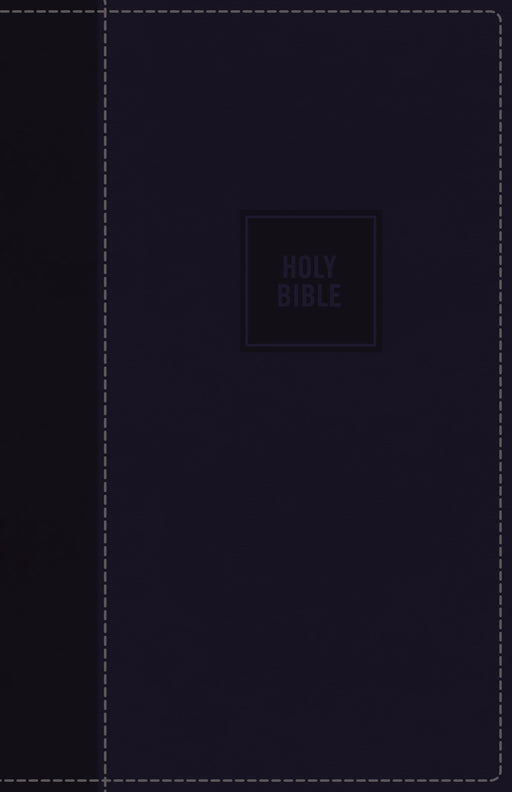 NKJV Deluxe Gift Bible (Comfort Print)-Navy Blue Leathersoft