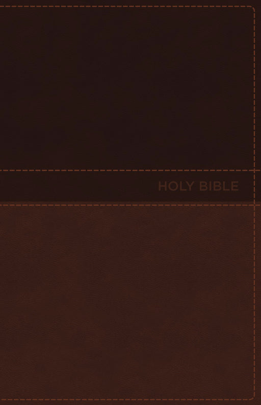 NKJV Deluxe Gift Bible (Comfort Print)-Toffee Leathersoft