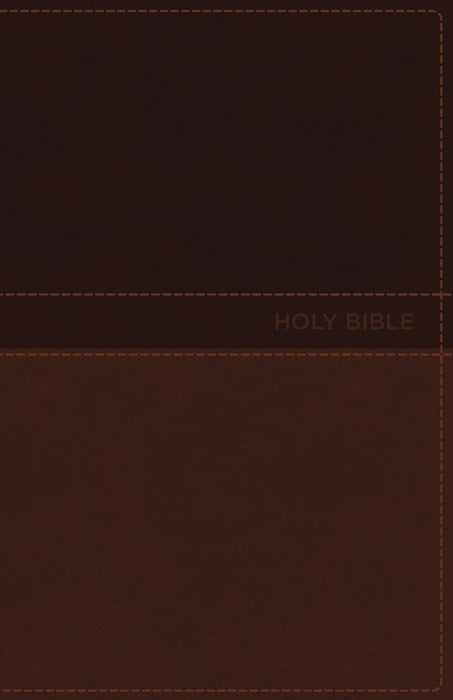NKJV Deluxe Gift Bible (Comfort Print)-Toffee Leathersoft