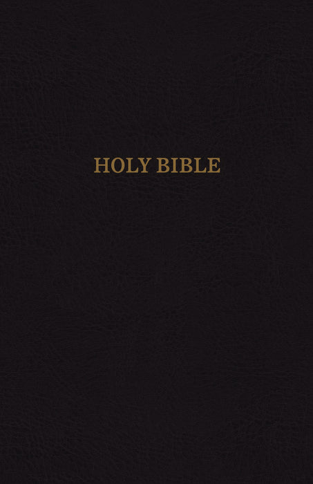 KJV Personal Size Giant Print Reference Bible (Comfort Print)-Black Bonded Leather Indexed
