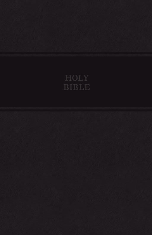 KJV Personal Size Giant Print Reference Bible (Comfort Print)-Black Leathersoft Indexed