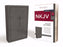 NKJV Deluxe Gift Bible (Comfort Print)-Gray Leathersoft