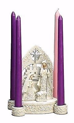 Advent Candleholder-Holy Family (7"H) (11/2018=Out Of Stock For Season)