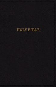 KJV Giant Print Reference Bible (Comfort Print)-Black Deluxe Leathersoft Indexed