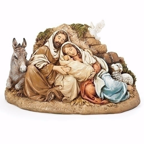 Figurine-Holy Family-Restful (6")