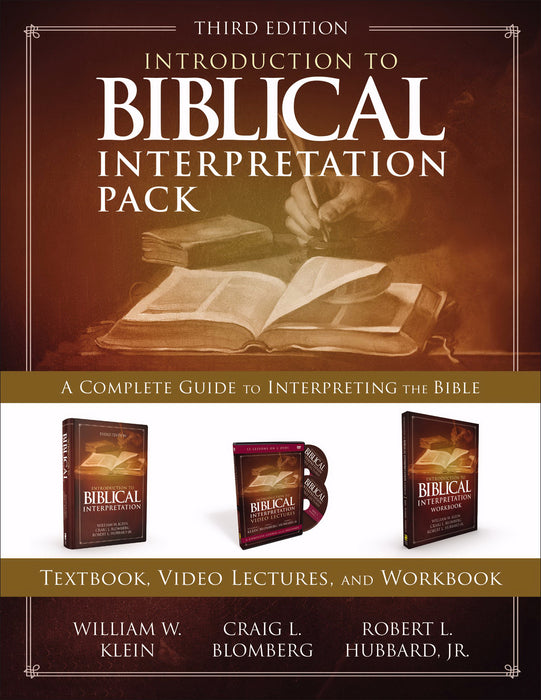Introduction To Biblical Interpretation Pack (3rd Edition)