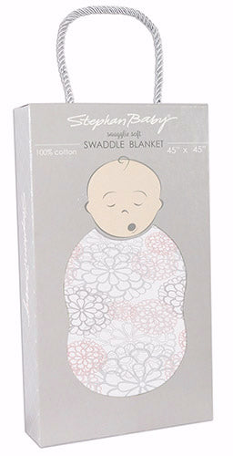 Swaddle Blanket In Gift Box-Girl Lace-Muslin (45 x 45)