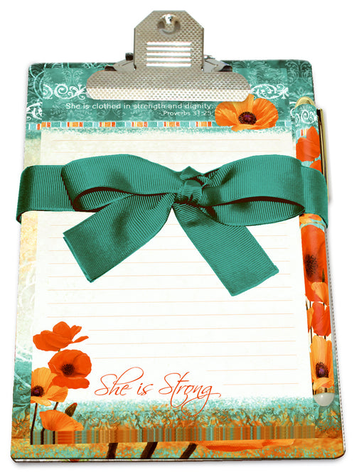 Clipboard Giftset-Poppies