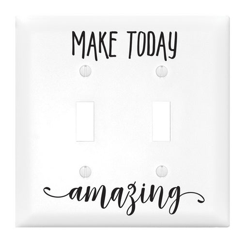 Light Switch Cover-Double-Make Today Amazing