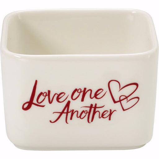Serving Bowl-Appetizer/Dip-Love One Another (2.25"-Holds 7 Oz)