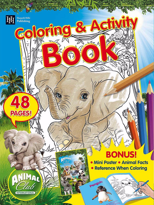 Animal Club Coloring & Activity Book