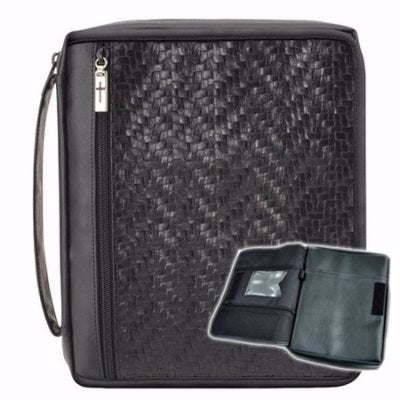 Bible Cover-Organizer-We've Got You Covered-Woven Black-X Large