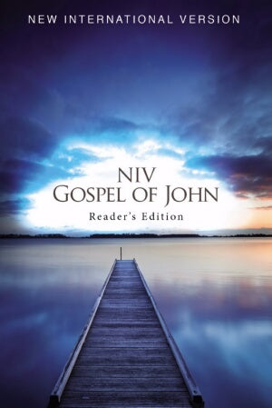 NIV Gospel Of John Reader's Edition (Blue Pier)-So
