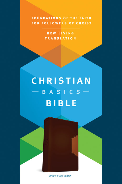NLT2 Christian Basics Bible-Brown/Tan TuTone