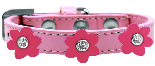 Flower Premium Collar Light Pink With Pink flowers Size 12