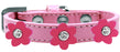 Flower Premium Collar Light Pink With Pink flowers Size 16