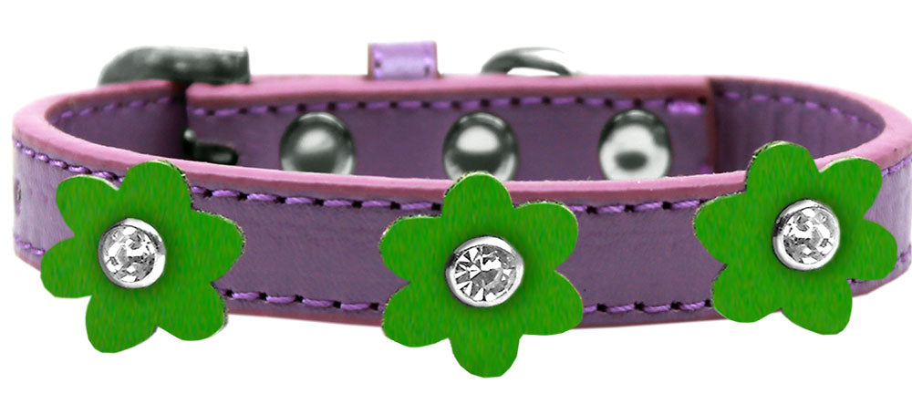 Flower Premium Collar Lavender With Emerald Green flowers Size 20