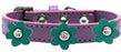 Flower Premium Collar Lavender With Jade flowers Size 14
