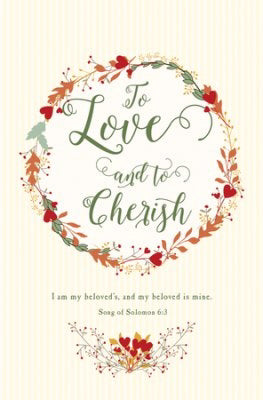 Bulletin-To Love And To Cherish (Song 6:3) (Pack Of 100) (Pkg-100)