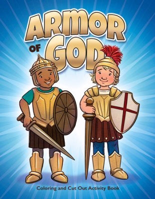 Armor Of God Coloring And Cut Out Activity Book