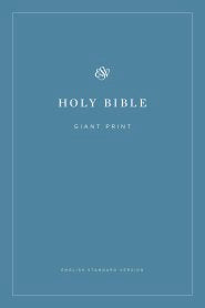 ESV Economy Bible/Giant Print-Blue Softcover
