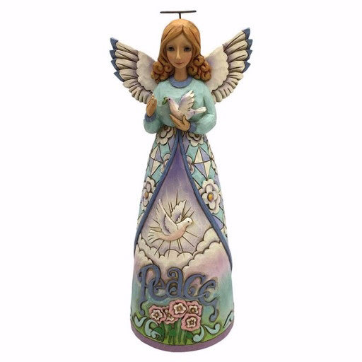 Figurine-Heartwood Creek-Peace Angel w/Dove