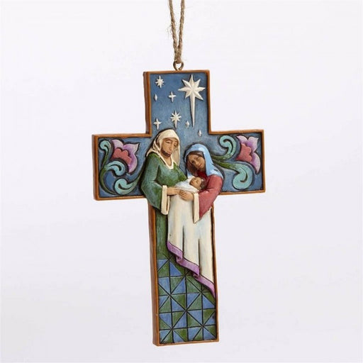 Ornament-Jim Shore/Heartwood Creek-Holy Family