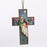 Ornament-Jim Shore/Heartwood Creek-Cross Shape w/ Holy Family
