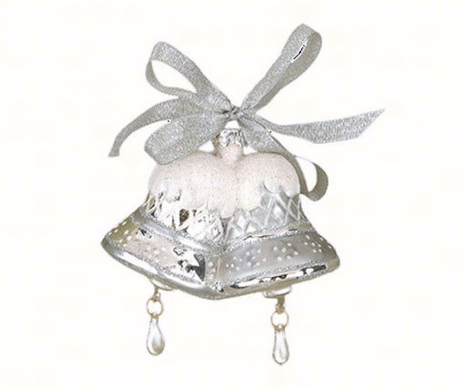 Ornament-Merry Bells-Silver (3")