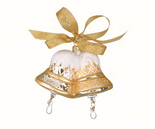 Ornament-Merry Bells-Gold (3")