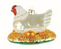 Ornament-Hen (3")