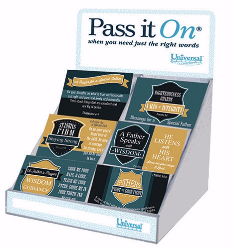 Cards-Pass It On-Father's Day w/Display (7") 6 Asst (300 Pieces) (Pkg-300)