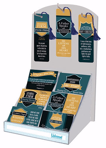 Pass It On Cards And VerseMarks-Father's Day w/Display (11") 9 Asst (336 Pieces) (Pkg-336)