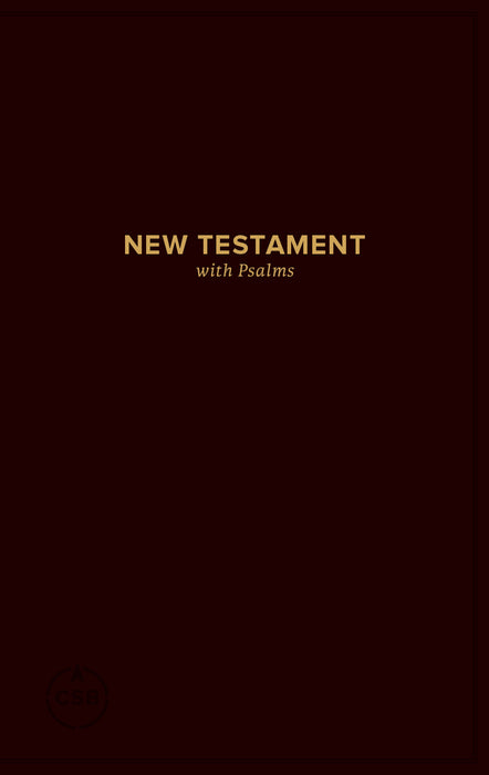 CSB Pocket New Testament With Psalms-Black Softcover