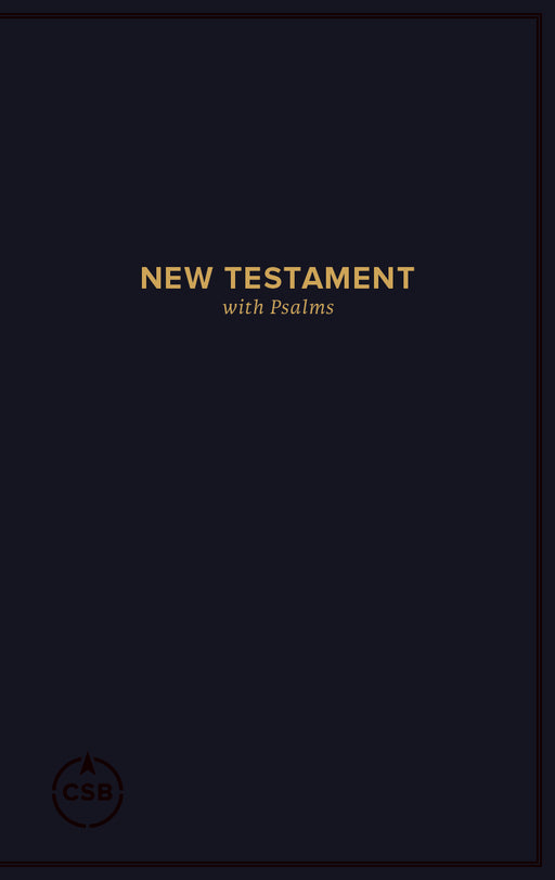CSB Pocket New Testament With Psalms-Navy Softcover