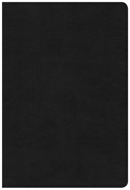 KJV Large Print Ultrathin Reference Bible-Premium Black Genuine Leather Indexed