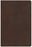 NKJV Giant Print Reference Bible-Brown Genuine Leather Indexed