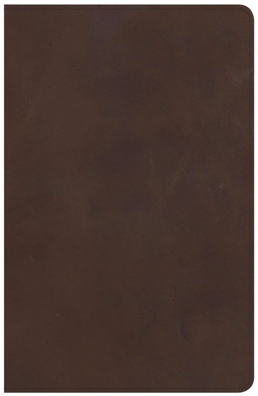NKJV Large Print Personal Size Reference Bible-Brown Genuine Leather