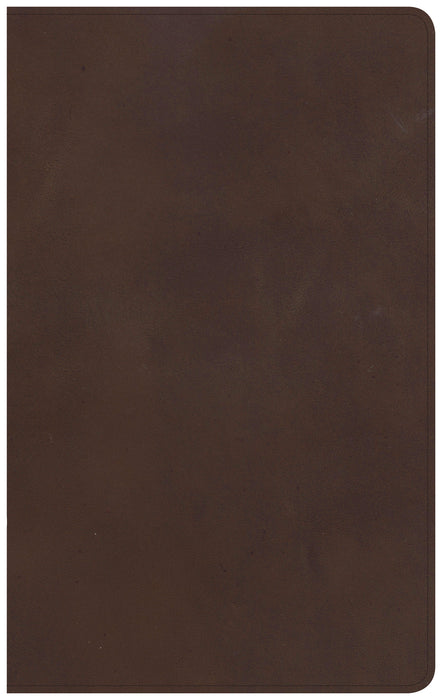 NKJV Ultrathin Reference Bible-Brown Genuine Leather
