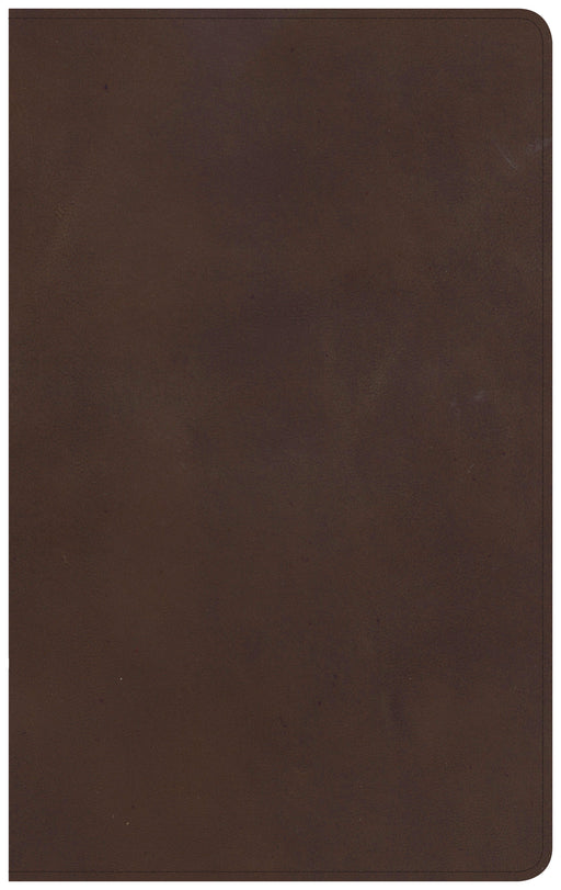 NKJV Ultrathin Reference Bible-Brown Genuine Leather Indexed